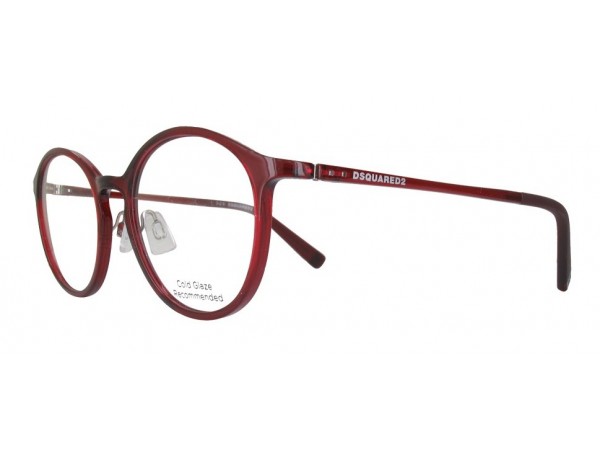 Unisex dioptrické okuliare DSQUARED2 DQ5219 Red